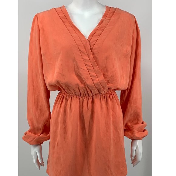 NEW House of Harlow Orange Mini Dress Small B11